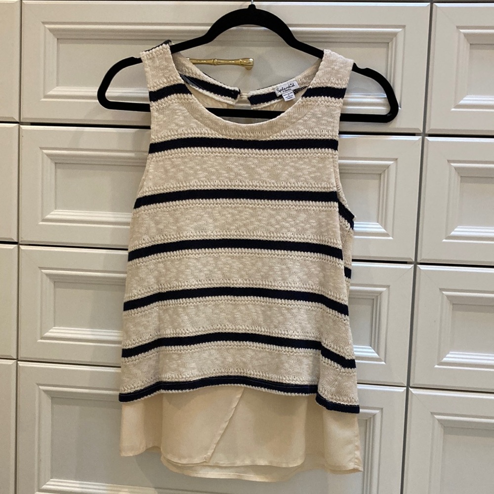 Splendid sweater tank top